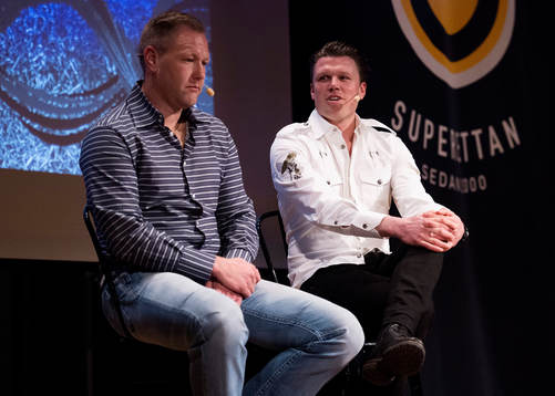 Trelleborgs tränare Patrick Winqvist och Ängelholms