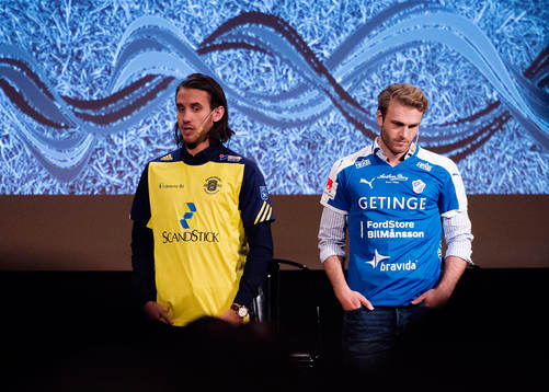 Ängelholms Johan Eiswohld och Halmstads Jesper Westerberg