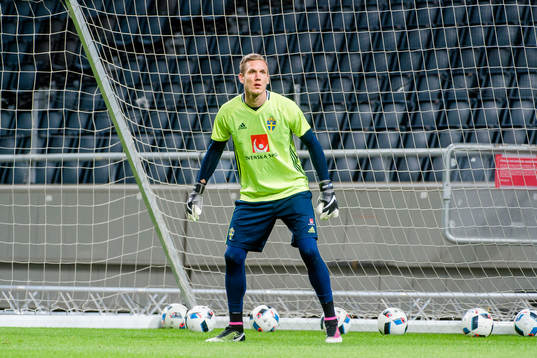 Sveriges målvakt Robin Olsen