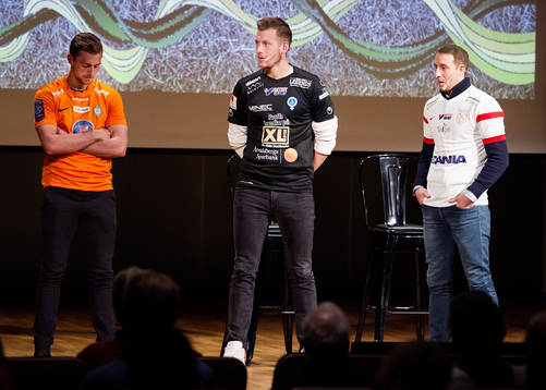 Athletics Filip Rogic, Åtvidabergs Gustav Jansson och