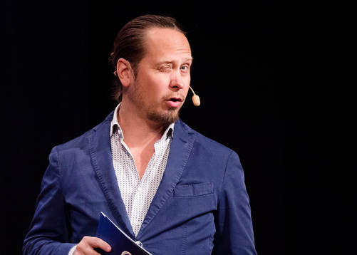 Konferencier Jesper Hussfelt