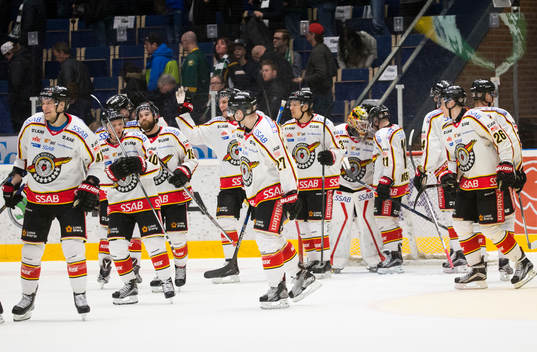 Luleås spelare jublar