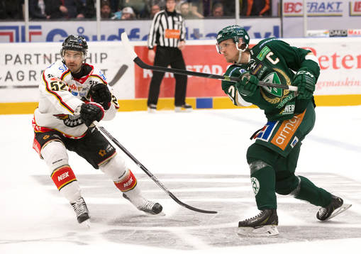 Luleås Karl Fabricius och Färjestads Magnus Nygren