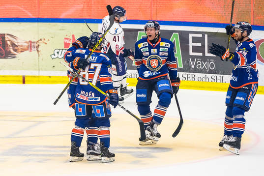 Växjös Robert Rosén, Richard Gynge och Ilkka Heikkinen
