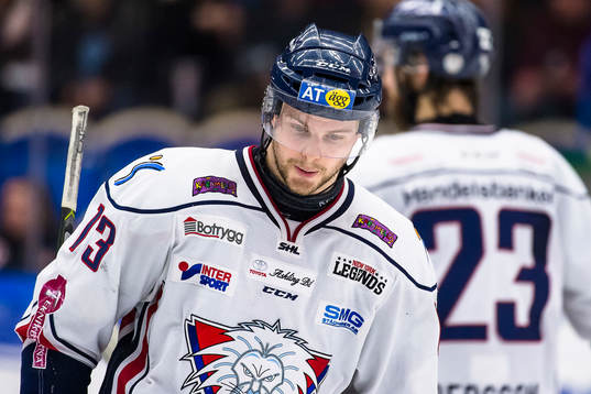 Linköpings Andrew Gordon hänger med huvudet