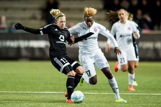 Frankfurts Marith Priessen och Rosengårds Gaëlle
