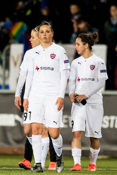 Rosengårds Sara Björk Gunnarsdottir deppar