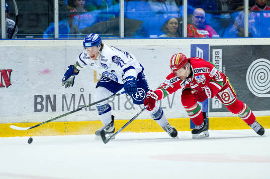 Leksands Leksands Brock Montpetit och Modos Byron Ritchie