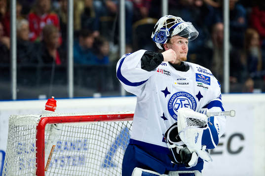 Leksands målvakt Henrik Haukeland