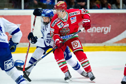 Leksands Tom Hedberg och Modos Bobby Butler