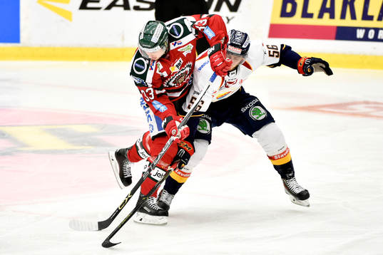 Frölundas Elias Fälth och Djurgårdens Robin Norell