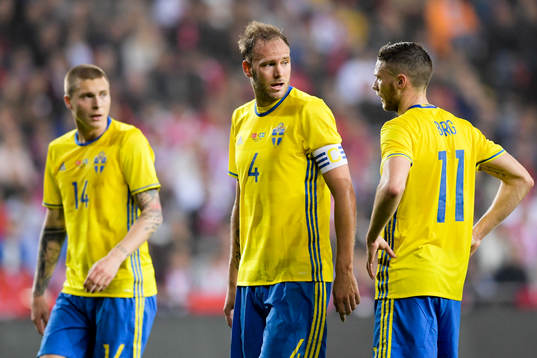Sveriges Victor Nilsson Lindelöf, Andreas Granqvist,