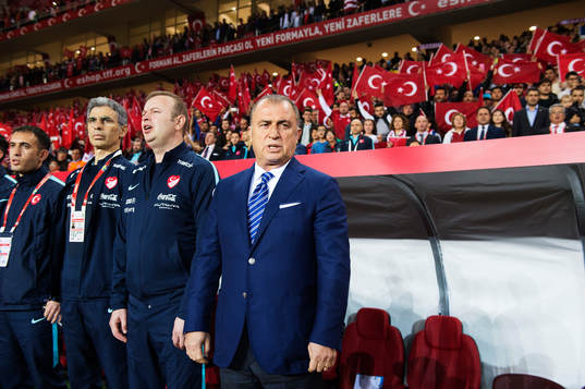 Turkiets förbundskapten Fatih Terim