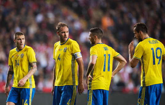 Sveriges Victor Nilsson Lindelöf, Andreas Granqvist,