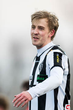 Landskronas Viktor Svensson jublar