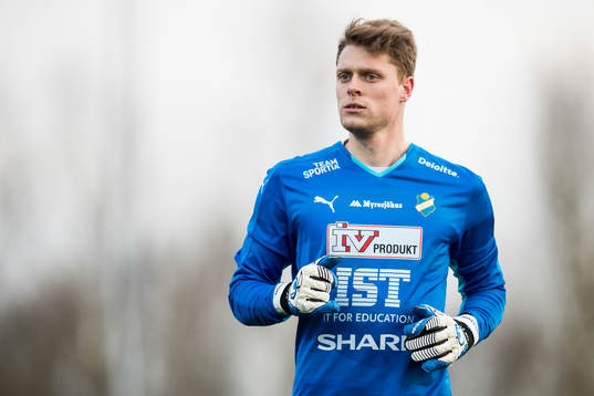 Östers målvakt Malkolm Nilsson