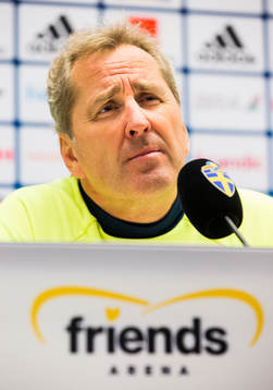 Förbundskapten Erik Hamrén