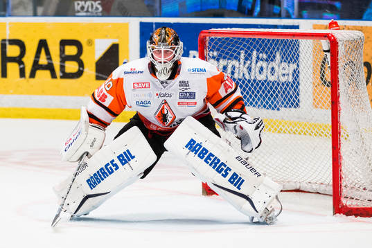 Karlskronas målvakt Johan Holmqvist
