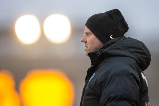Falkenbergs tränare Hans Eklund