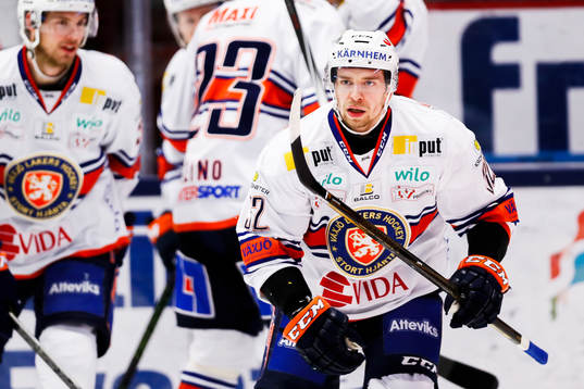 Linköpings Sakari Salminen jublar