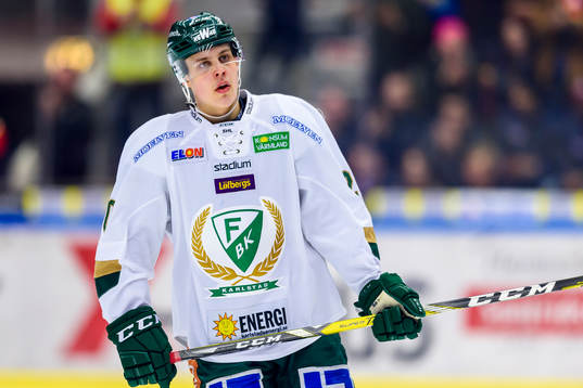 Färjestads Joel Eriksson Ek deppar