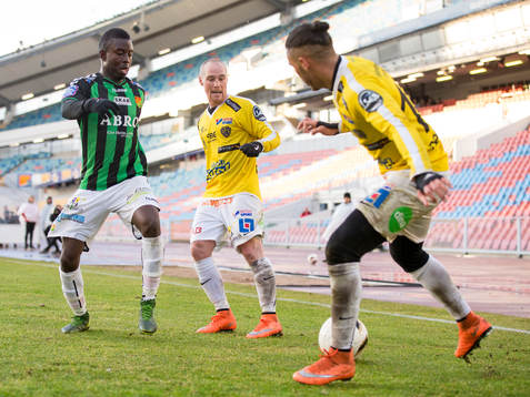 Falkenbergs Christoffer Carlsson och Alexander Jakobsen mot