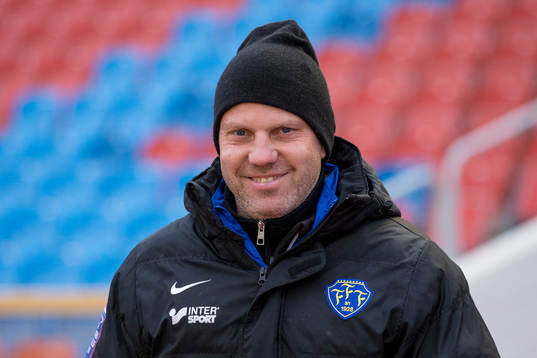 Falkenbergs tränare Hans Eklund