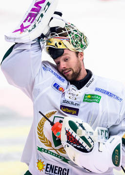 Färjestads målvakt Lars Haugen