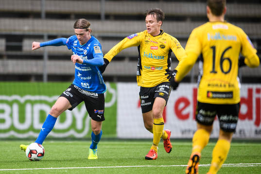 Halmstads Alexander Berntsson och Elfsborgs Viktor Prodell