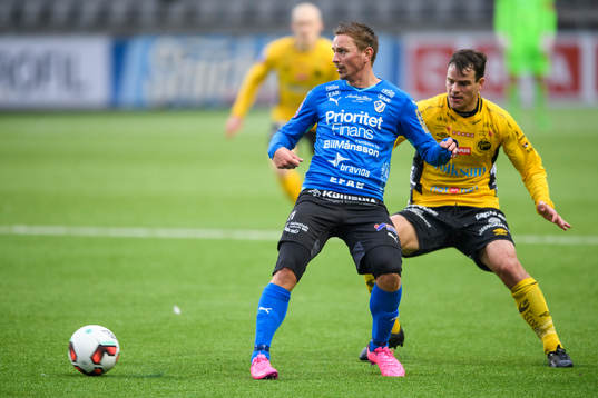 Halmstads Fredrik Olsson och Elfsborgs Henning Hauger