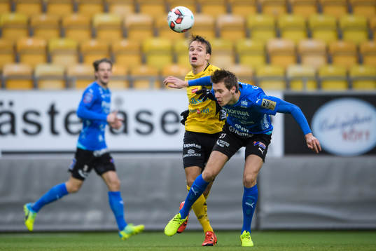 Halmstads Marcus Johansson och Elfsborgs Viktor Prodell