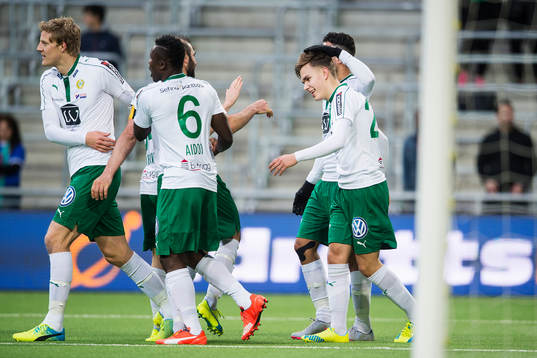 Hammarbys Dusan Jajic jublar