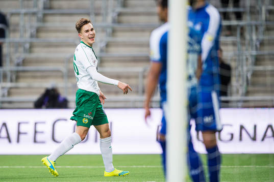 Hammarbys Dusan Jajic jublar