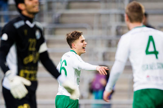 Hammarbys Dusan Jajic jublar