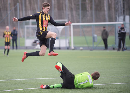 i matchen mellan IFK Hässleholm och Kristianstads