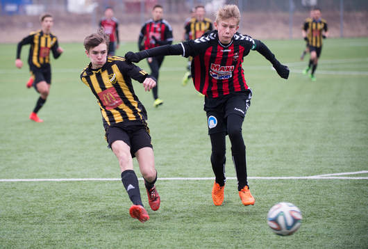 i matchen mellan IFK Hässleholm och Kristianstads