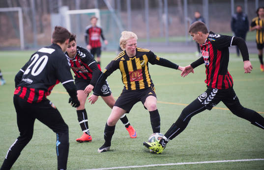 i matchen mellan IFK Hässleholm och Kristianstads