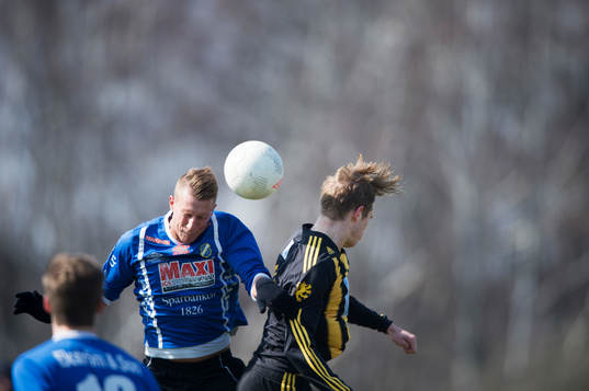 i träningsmatchen mellan Nosaby och IFK Hässleholm i