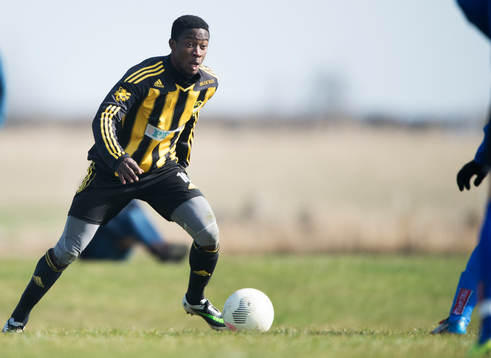 IFK Hässleholms Kojo Annor i träningsmatchen mellan