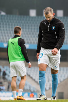 Malmö FFs Markus Rosenberg och Guillermo Molins
