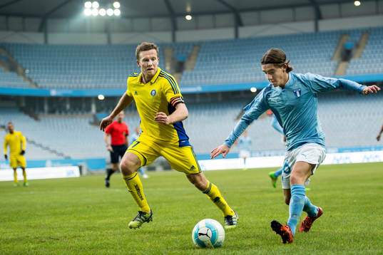 Helsingfors Sebastian Sorsa Malmö FFs Anton Kralj