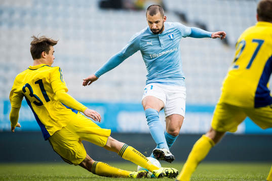 Malmö FFs Guillermo Molins och Helsingfors Leo Väisänen