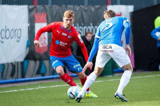 Helsingborgs Martin Christensen och Trelleborgs Anton