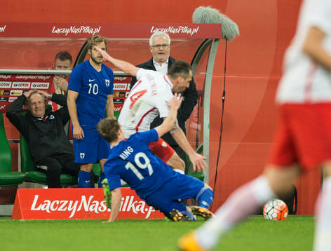 Finlands Förbundskapten Hans Backe