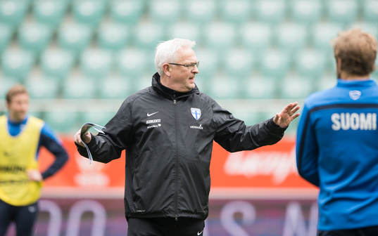 Finlands Förbundskapten Hans Backe