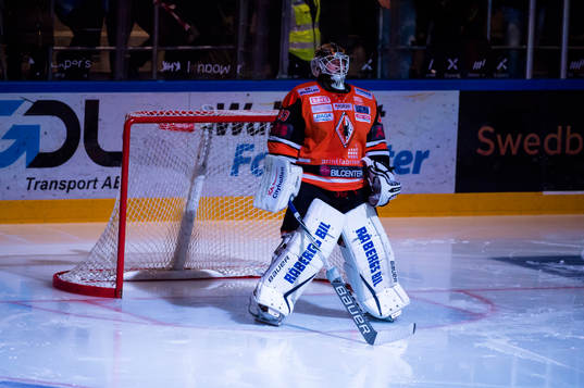 Karlskronas målvakt Johan Holmqvist