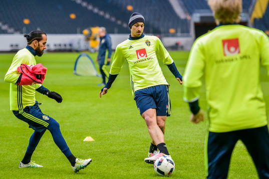 Erkan Zengin och Zlatan Ibrahimovic