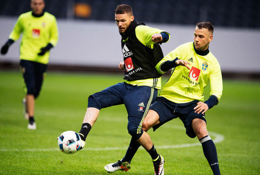 Marcus Berg och Alexander Milosevic
