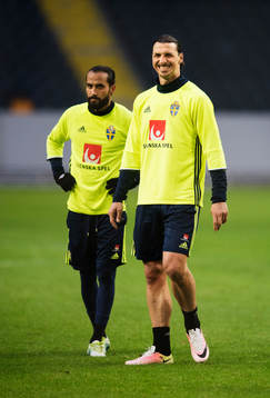 Erkan Zengin och Zlatan Ibrahimovic