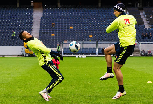 Martin Olsson och Zlatan Ibrahimovic